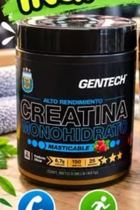 Creatina Monohidrato Gentech - Suplementos en Tienda Orgánica