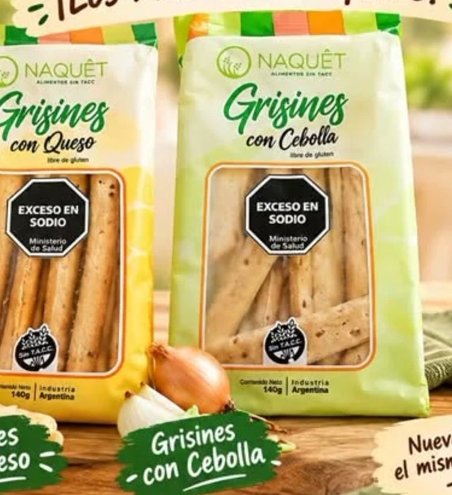 Grisines Naquet con Queso - Snacks salados Naquet en Tienda Orgánica